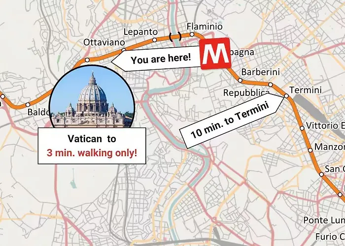 Appartamento Saint Peter'S Basilica Square 5 Min Walk Quiet 2Bdr Roma
